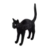 Jobby The Cat deko LED-bordlampe, sort