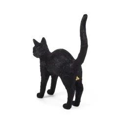 Jobby The Cat deko LED-bordlampe, sort