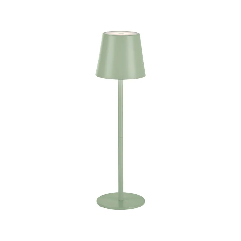 JUST LIGHT. Euria LED-bordlampe, hvid, jern, IP54