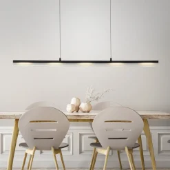 JUST LIGHT. Hængelampe Nele, sort, jern, glas