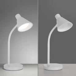 JUST LIGHT. LED-bordlampe Pixie, plast, hvid