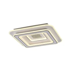 JUST LIGHT. LED-loftslampe Tolago, 49x49 cm, CCT, dæmpbar