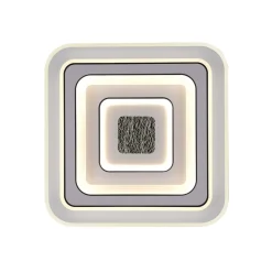 JUST LIGHT. LED-loftslampe Tolago, 49x49 cm, CCT, dæmpbar
