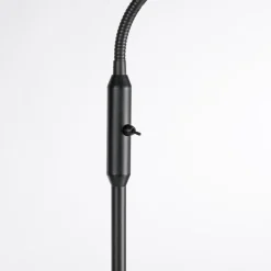 JUST LIGHT. Loki gulvlampe, sort, jern, glas