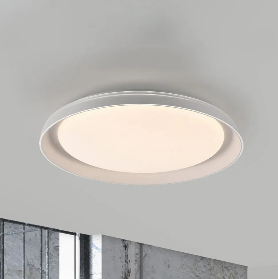 JUST LIGHT. Sati loftlampe, plast, hvid