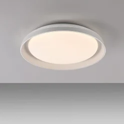 JUST LIGHT. Sati loftlampe, plast, hvid
