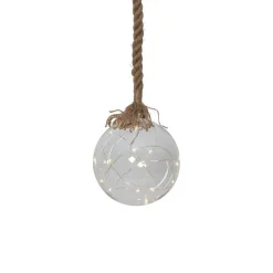 Jutta LED-dekorationslampe, glaskugle, Ø 15 cm