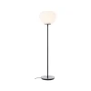 Kaizen gulvlampe, højde 140 cm, opal, glas/metal