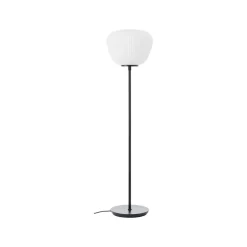 Kaizen gulvlampe, højde 140 cm, opal, glas/metal