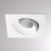Kalio LED indbygningslampe, kantet, 2700K 24° hvid