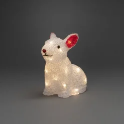 Kanin LED-lysfigur, batteridrevet