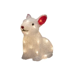 Kanin LED-lysfigur, batteridrevet