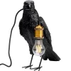 Kare Animal Crow bordlampe i form af en krage