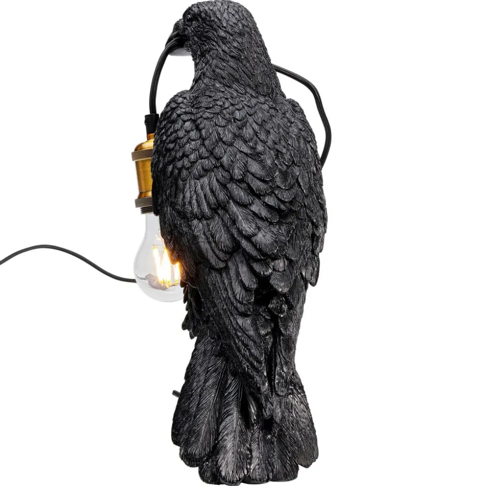Kare Animal Crow bordlampe i form af en krage