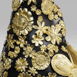 KARE dekorativ figur dværg stående, sort/guld, polyresin