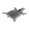 KARE dekorativ skål zebra, porcelæn, sort/hvid, håndmalet