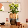 KARE dekorativ vase Lizy Shine Multi, højde 41 cm, håndlavet glas