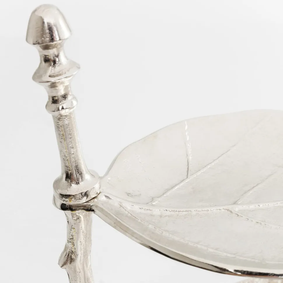 KARE Etagere Leaf, aluminium, forniklet, højde 46 cm