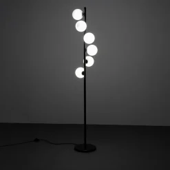 KARE Gulvlampe Scala Balls, sort, 160 cm, G9