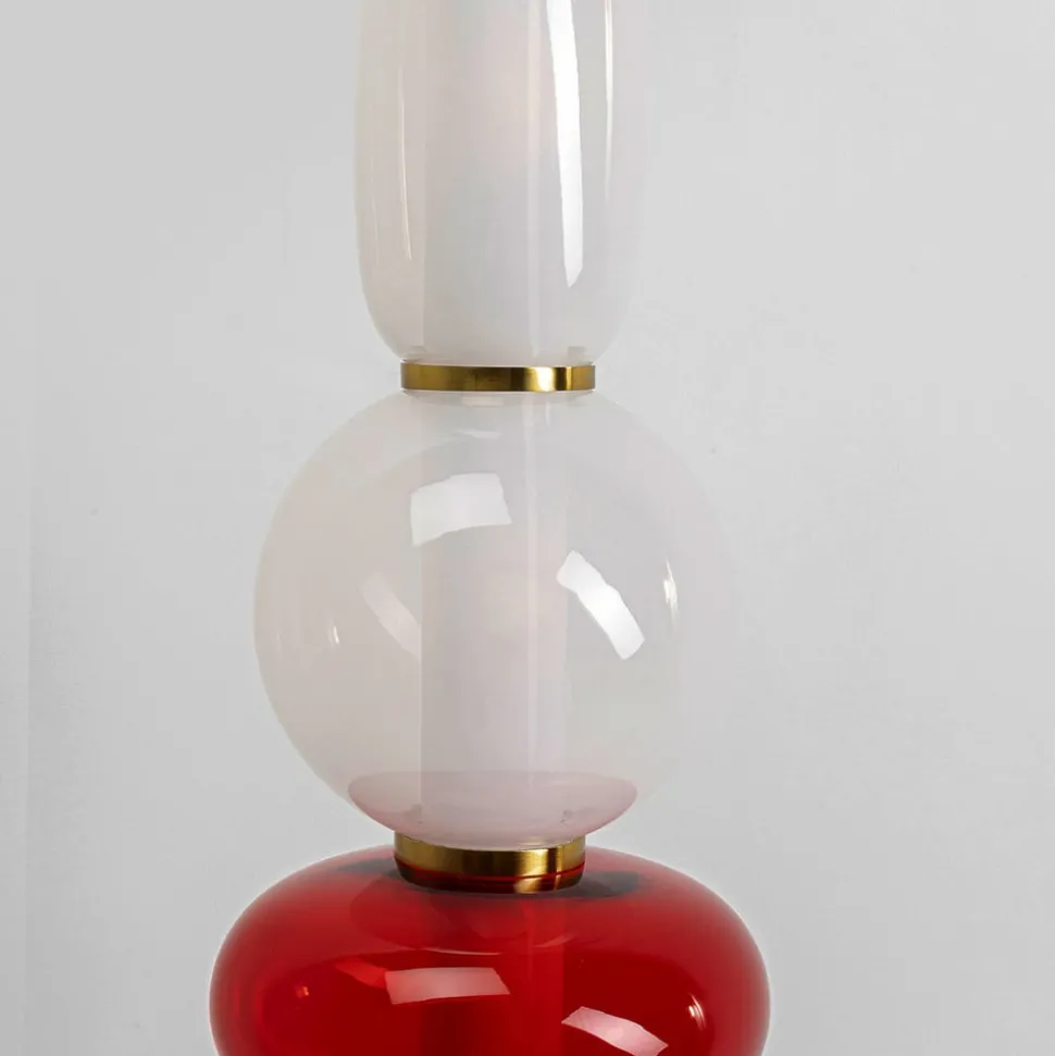 KARE Gulvlampe Sugar, flerfarvet, glas, 150 cm, G9