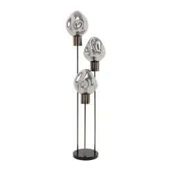 KARE Gulvlampe Supernova, røggrå, glas, 160 cm, E27