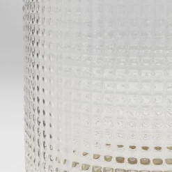 KARE Vase LA Noble, højde 30 cm, glas, guld/klar, håndlavet