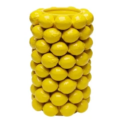 KARE Vase Lemon Juice, højde 43 cm, Ø 26 cm, porcelæn, gul