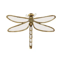 KARE vægobjekt Dragonfly Spejl, polyresin, glas, guld