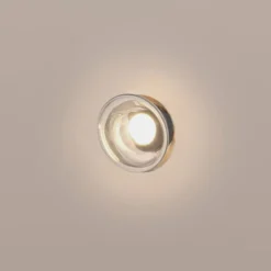 Karman Agua LED-væglampe, IP44, klart glas