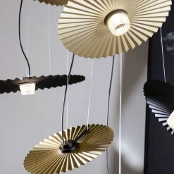 Karman Gonzaga LED-hængelampe, Ø 59 cm, messing