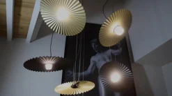 Karman Gonzaga LED-hængelampe, Ø 59 cm, sort