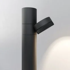 Karman LED-gadelampe Jaco, 54,3 cm, brun aluminium 2 lyskilder.