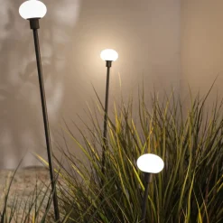 Karman LED-lampe med jordspyd MINUIT, højde 105 cm, sort, IP65