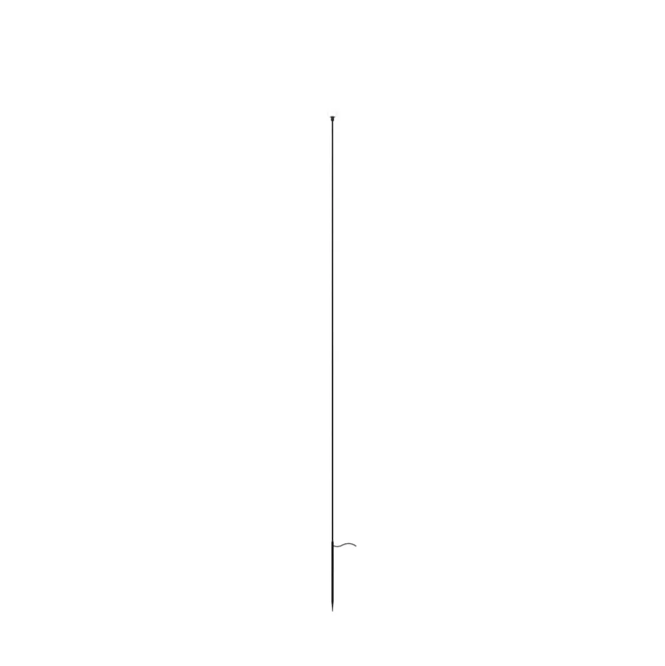 Karman LED-lampe med jordspyd MINUIT, højde 210 cm, sort, IP65