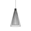 Karman udendørs LED-hængelampe Ikonika, sort, Ø 40 cm, IP55