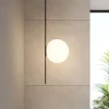 Karman udendørs loftlampe Atmosphere sort 178 cm plast