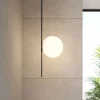 Karman udendørs loftlampe Atmosphere sort 133 cm plast
