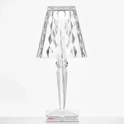 Kartell Big Battery - bordlampe IP54, transparent