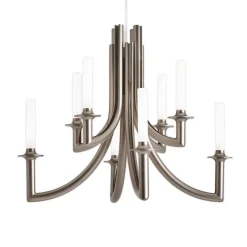 Kartell Khan lysekrone, Ø 77 cm, mat bronze