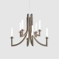 Kartell Khan lysekrone, Ø 77 cm, mat bronze