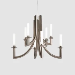 Kartell Khan lysekrone, Ø 77 cm, mat bronze