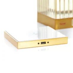 Kartell Lantern LED-bordlampe, bernstein IP54
