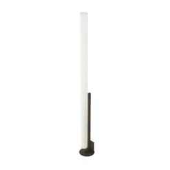 kdln LED-gulvlampe Model T, sort, højde 185 cm, dæmper
