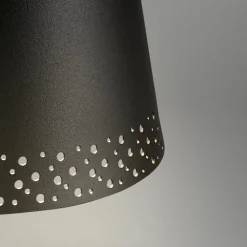Kiki LED-gulvlampe, 3.000K, sort, IP44