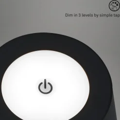 Kiki LED-gulvlampe, 3.000K, sort, IP44