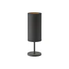 Kira bordlampe, tekstilskærm, sort