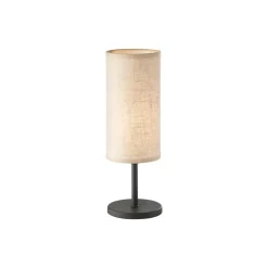 Kira bordlampe, tekstilskærm, sort/sand
