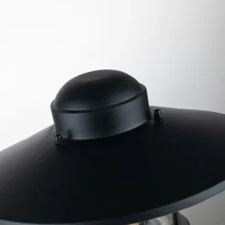 Klampenborg sokkellampe, sort, PIR-sensor