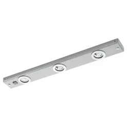 Kob LED-underskabslampe med kontakt, mat nikkel