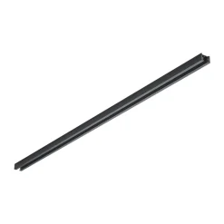 2-kredsløbsskinne DUOline, sort mat, 160 cm